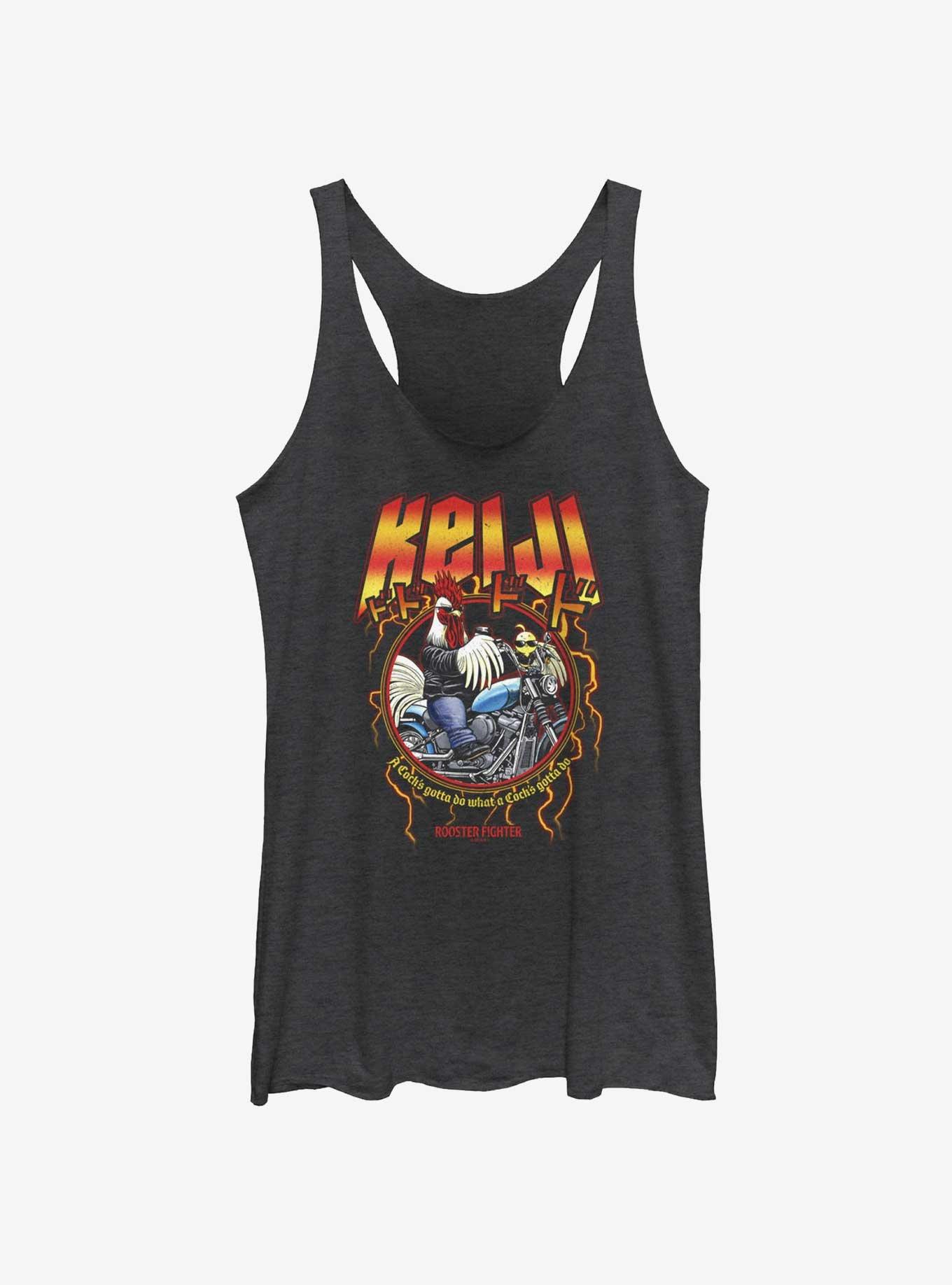 Rooster Fighter Metal Keiji Womens Tank Top, , hi-res