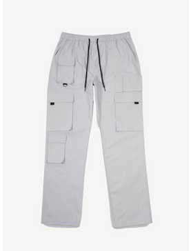 Poplin Multi Pocket Cargo Pant Grey, , hi-res