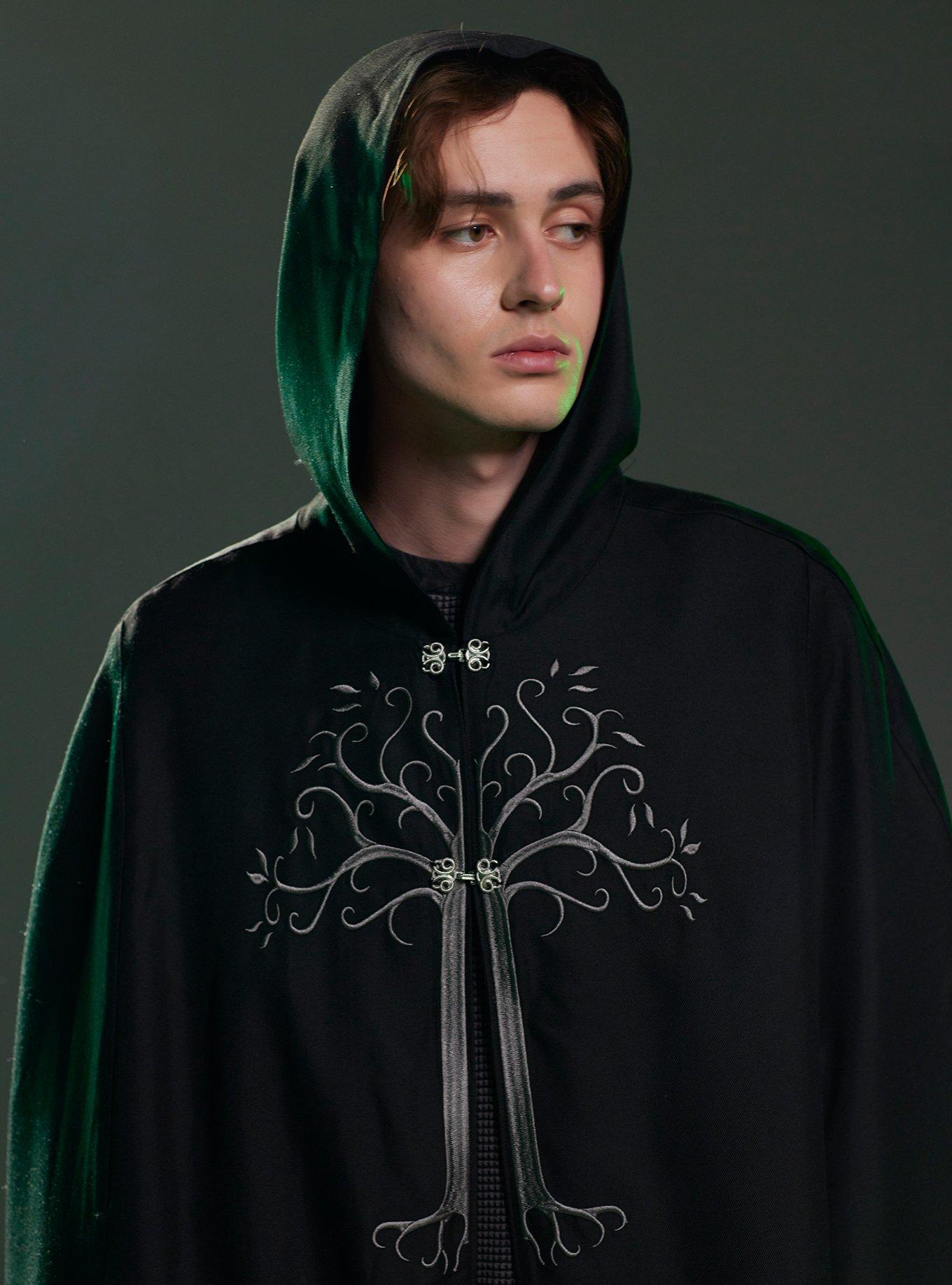 The Lord Of The Rings Aragorn Tree Of Gondor Hooded Cape, BLACK, hi-res