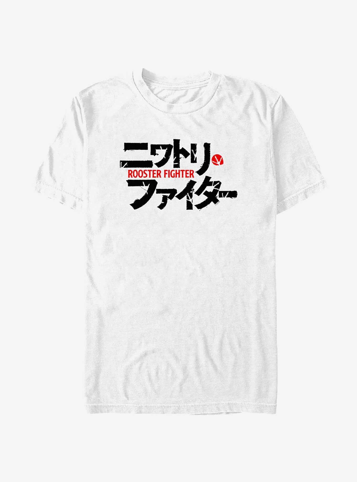 Rooster Fighter Japanese Logo T-Shirt