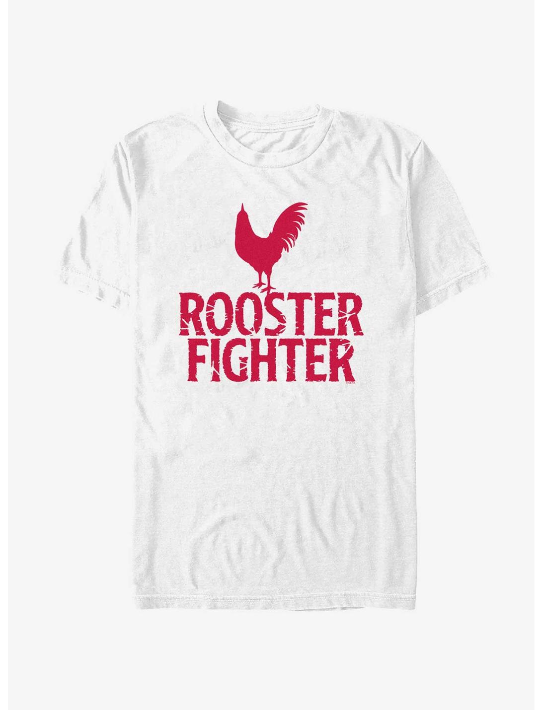 Rooster Fighter Logo T-Shirt, WHITE, hi-res