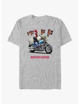 Rooster Fighter Rooster Motorcycle T-Shirt, , hi-res