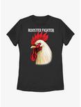 Rooster Fighter Keiji Portrait Womens T-Shirt, BLACK, hi-res