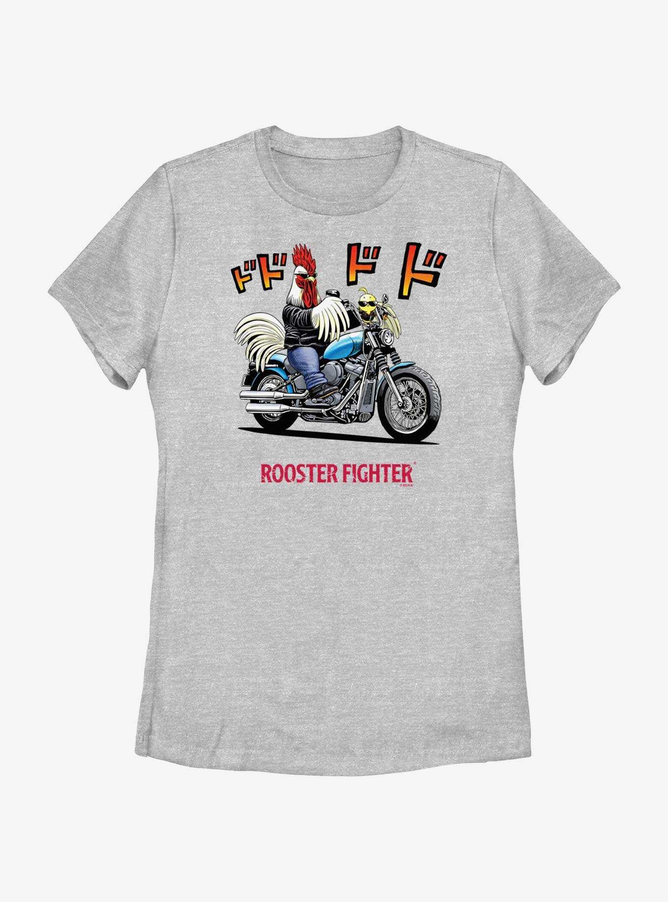 Rooster Fighter Rooster Motorcycle Womens T-Shirt, , hi-res