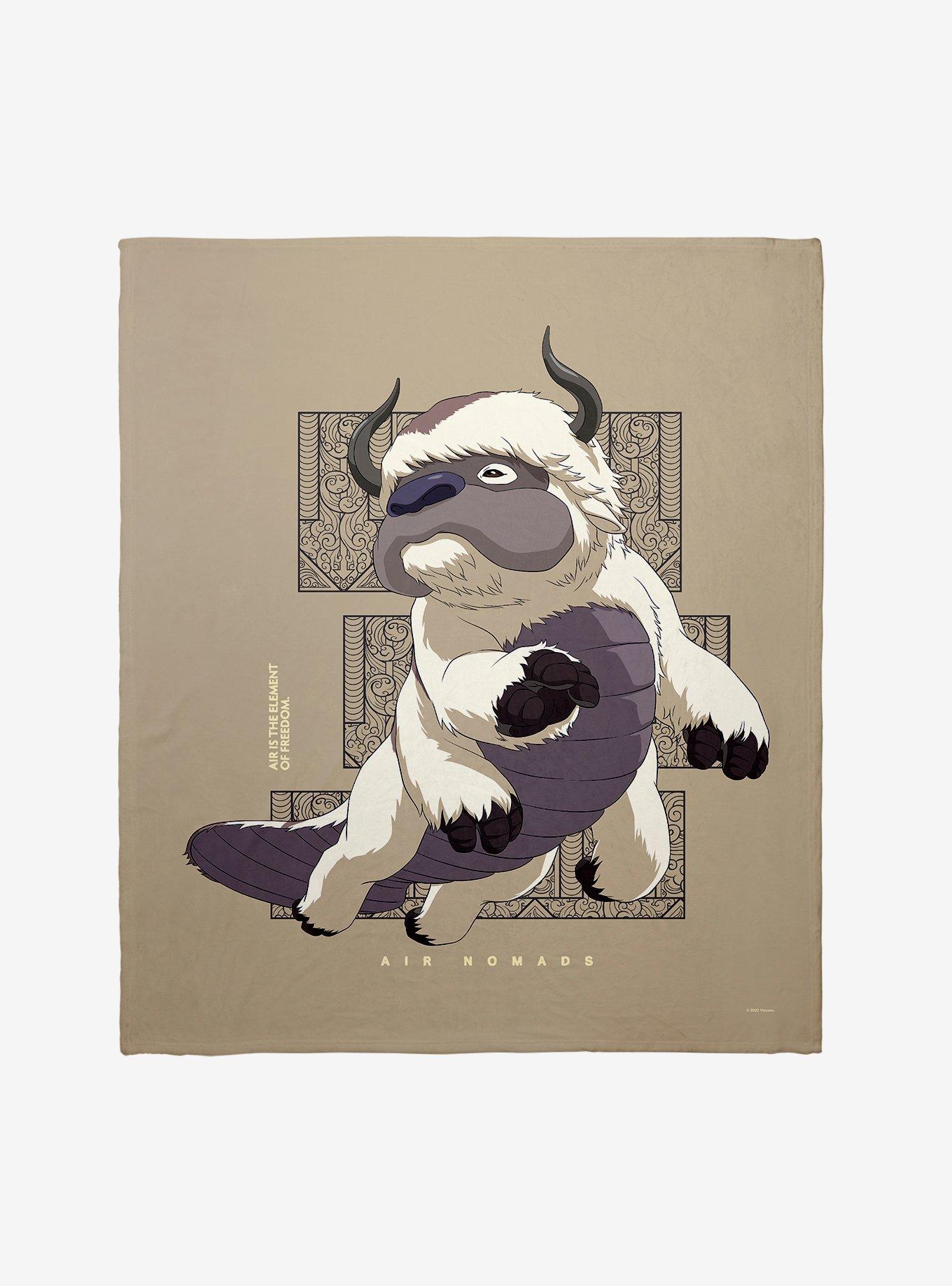 Avatar The Last Airbender Appa Air Nomads Throw Blanket