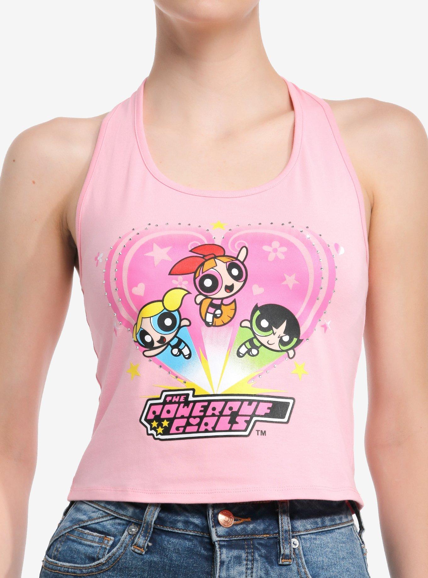 The Powerpuff Girls Rhinestone Halter Top, , hi-res