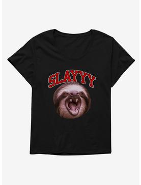 Sloth Slayyy Girls T-Shirt Plus Size, , hi-res