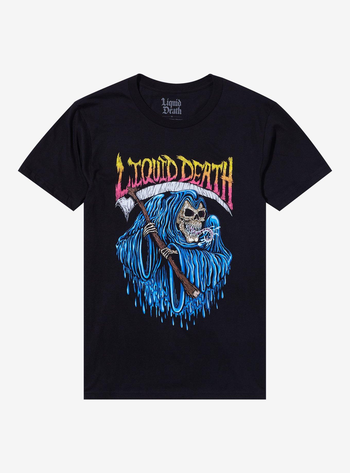 Liquid Death Thrashed To Death T-Shirt, BLACK, hi-res