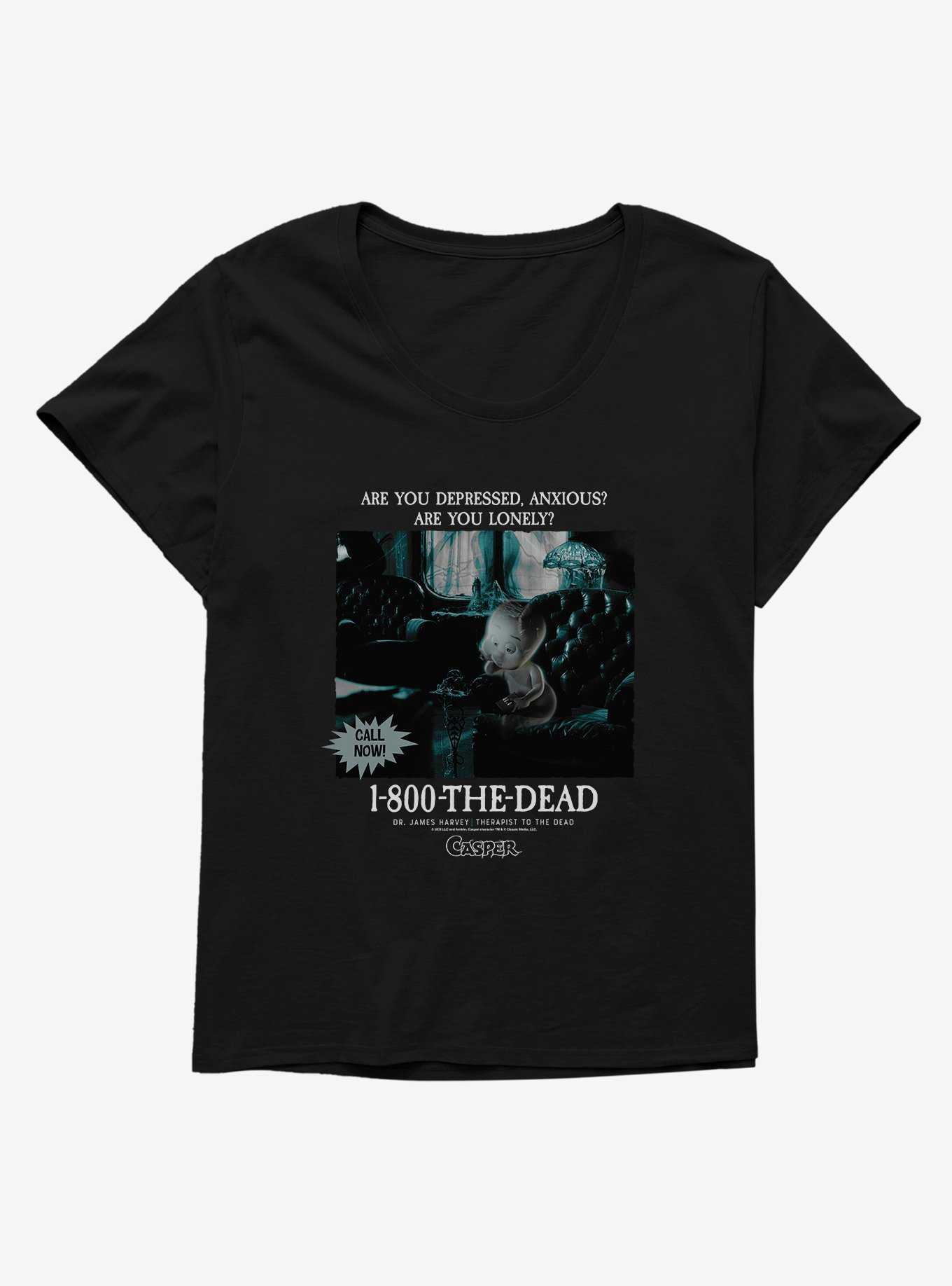 Casper 1-800-THE-DEAD Girls T-Shirt Plus Size, , hi-res