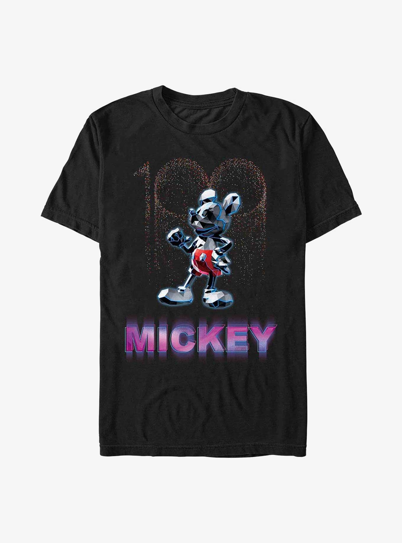 Disney100 Crystal Figurine Mickey Mouse T-Shirt, BLACK, hi-res