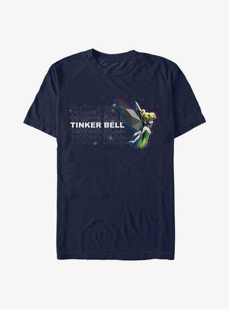 Disney100 Crystal Figurine Tinkerbell T-Shirt - BLUE | Hot Topic