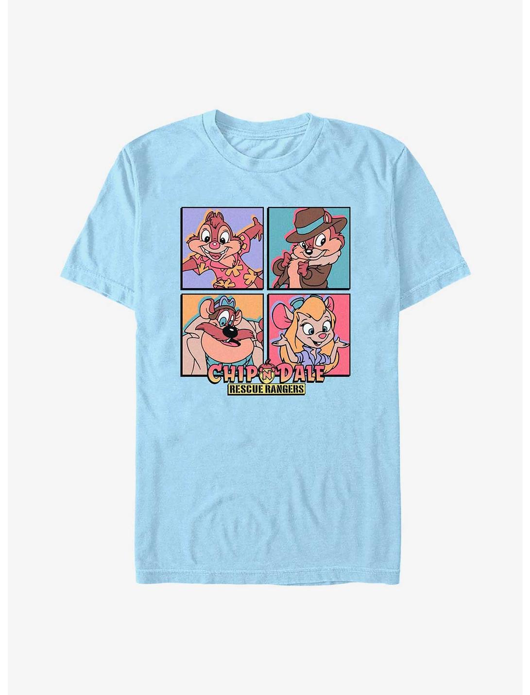 Disney Chip 'n' Dale Rescue Rangers Character Box T-Shirt, LT BLUE, hi-res