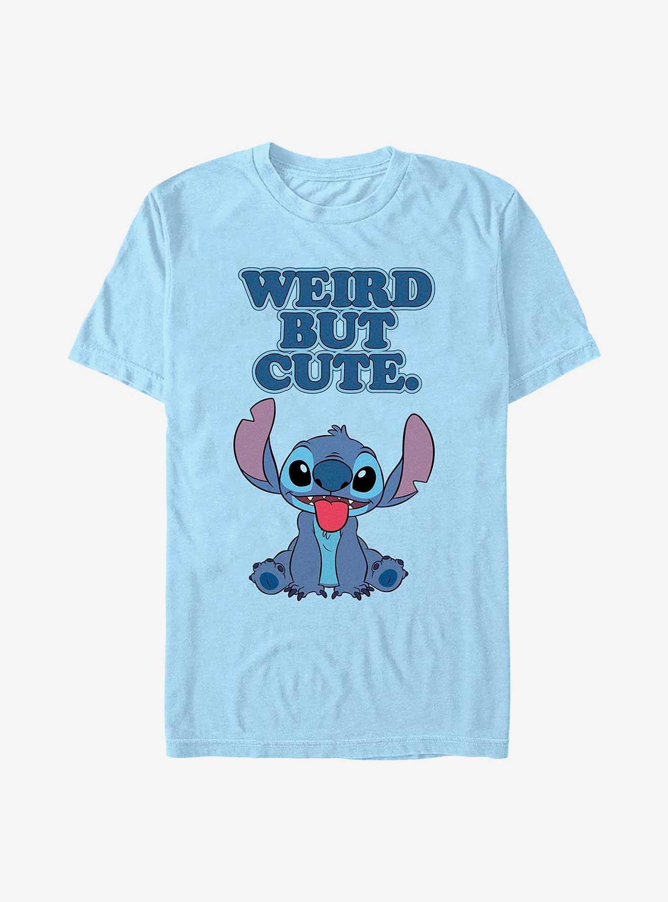 Disney Lilo & Stitch Weird But Cute T-Shirt, LT BLUE, hi-res