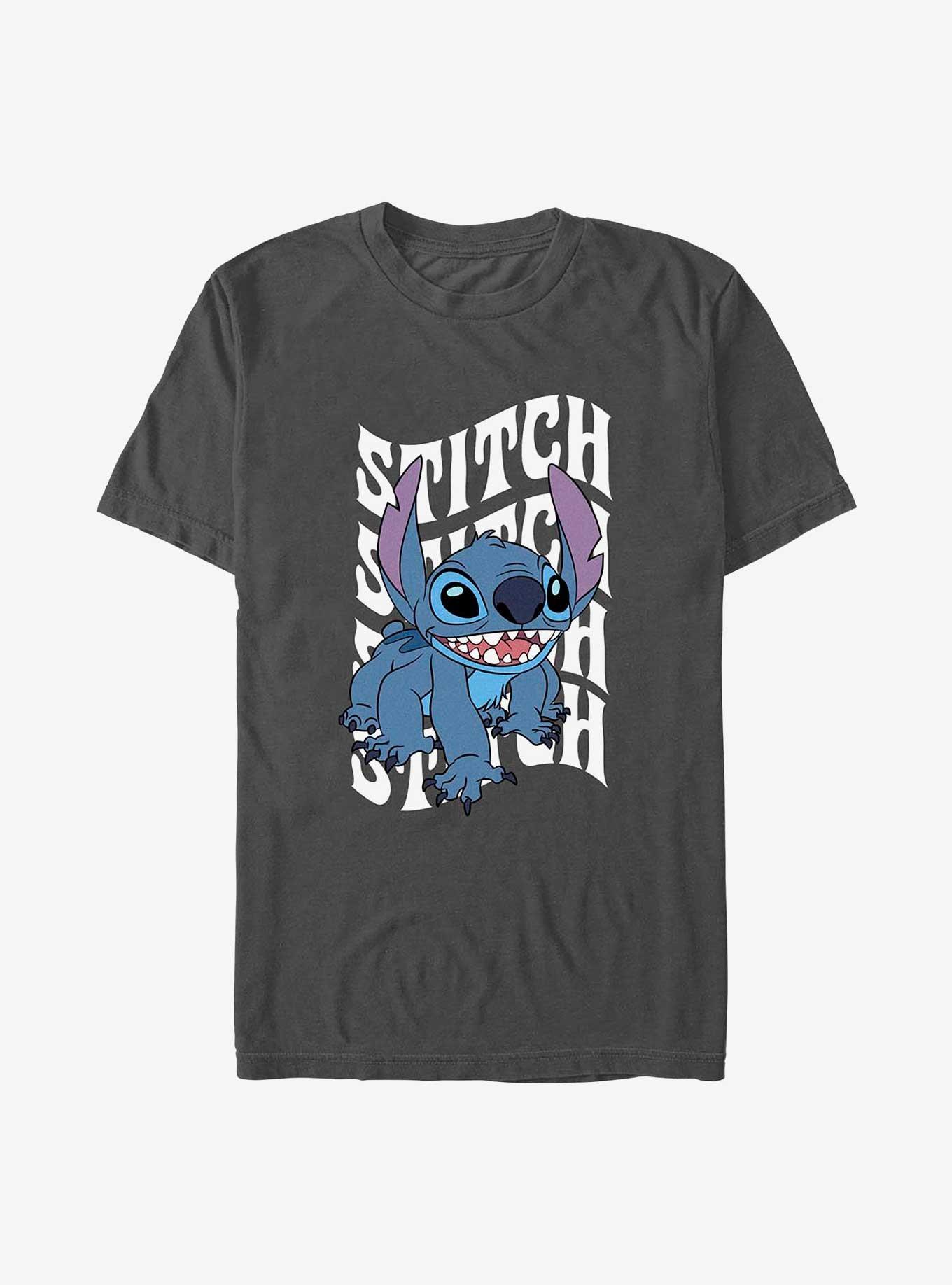 Disney Lilo & Stitch Crawling Alien T-Shirt, CHARCOAL, hi-res