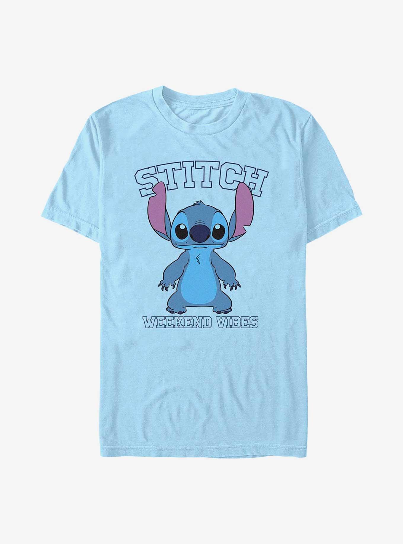 Disney Lilo & Stitch Weekend Vibes Stitch T-Shirt, , hi-res