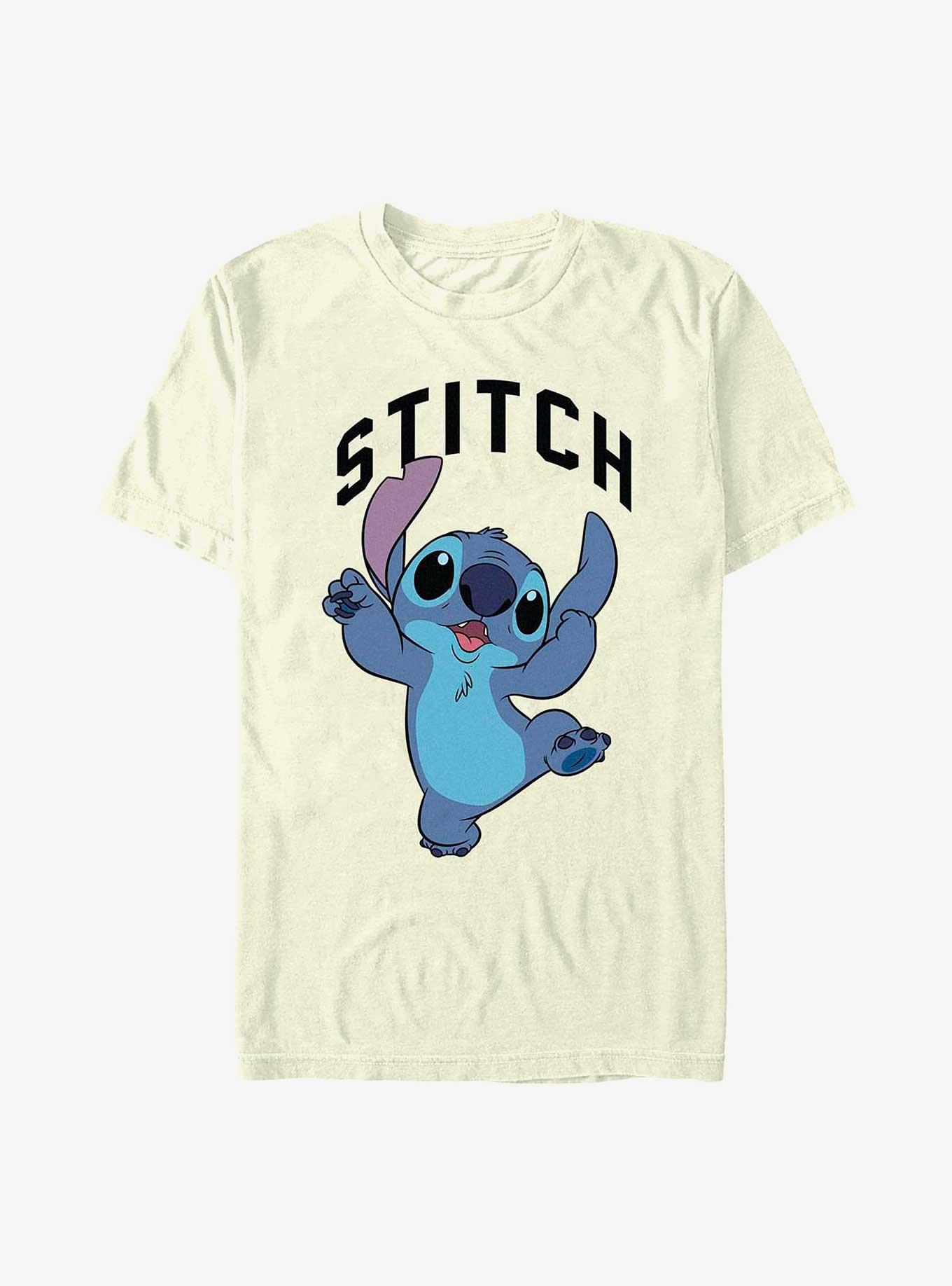 Disney Lilo & Stitch Silly Jump T-Shirt, NATURAL, hi-res