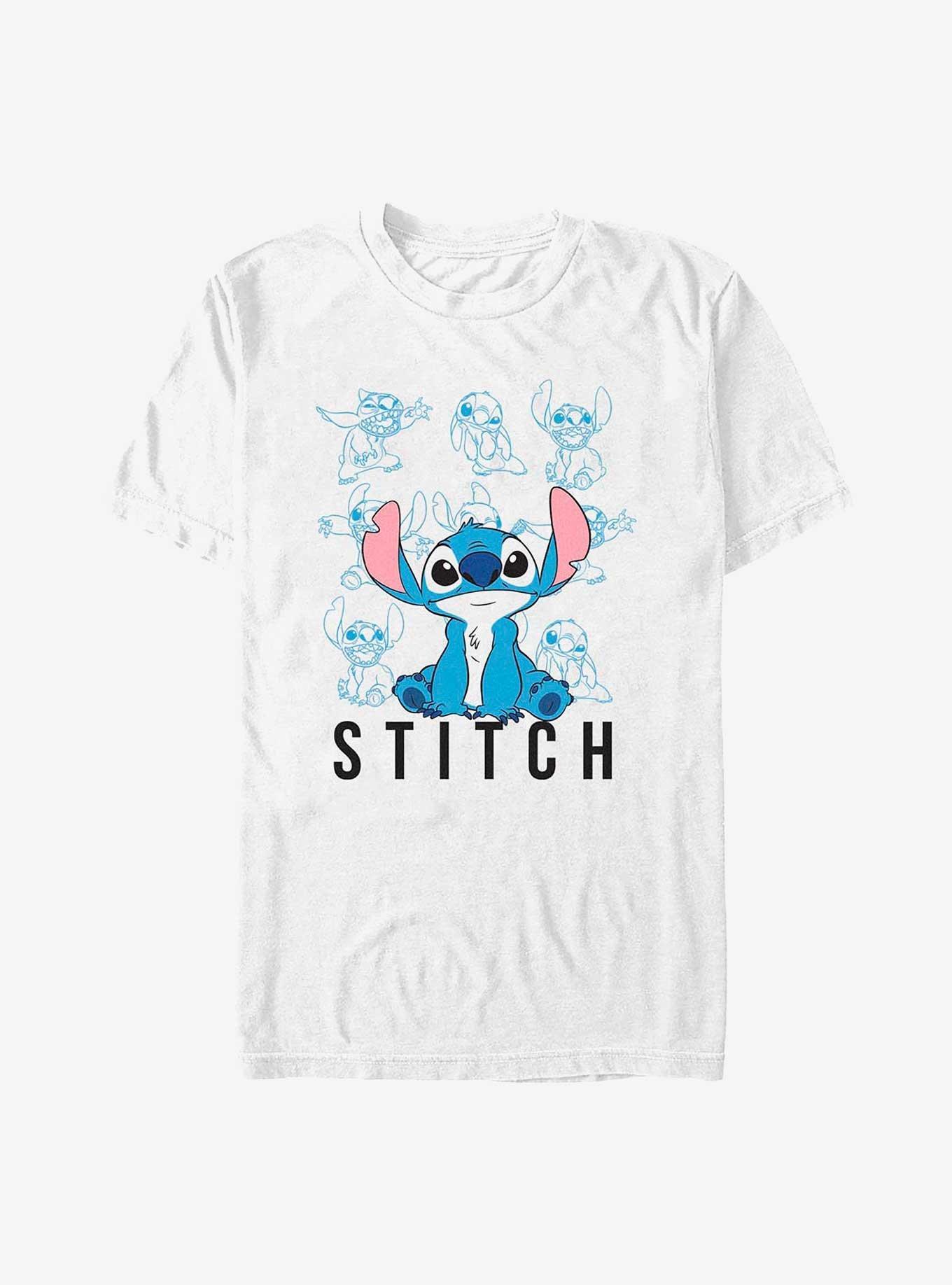 Disney DISNEY LILO & STITCH STITCH POSES - T-shirt con stampa -  white/bianco 