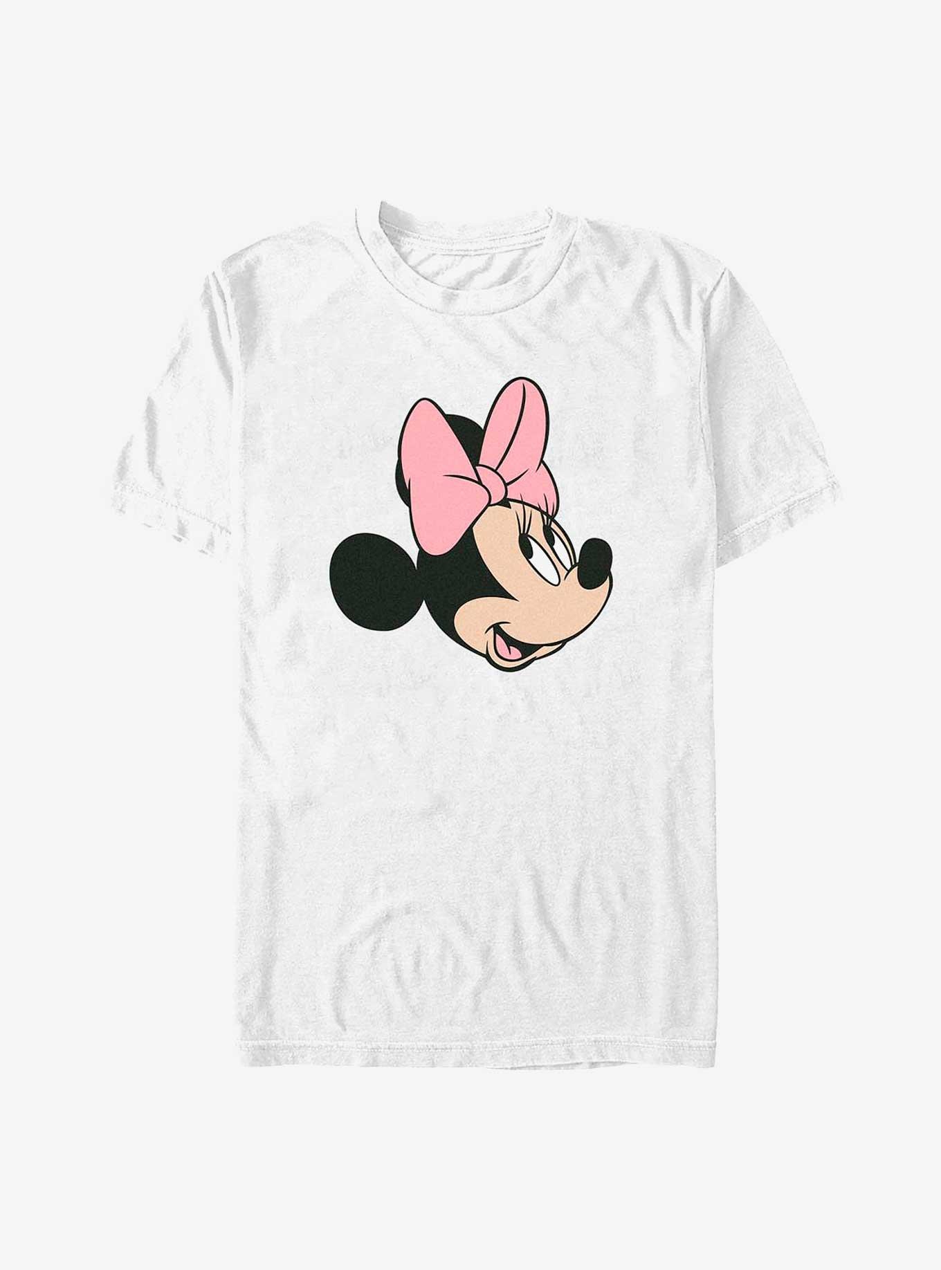 Disney Minnie Mouse Minnie Face T-Shirt, WHITE, hi-res