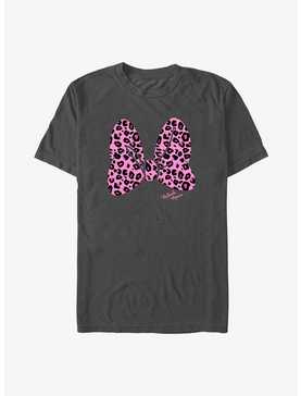 Disney Minnie Mouse Leopard Print Bow T-Shirt, , hi-res