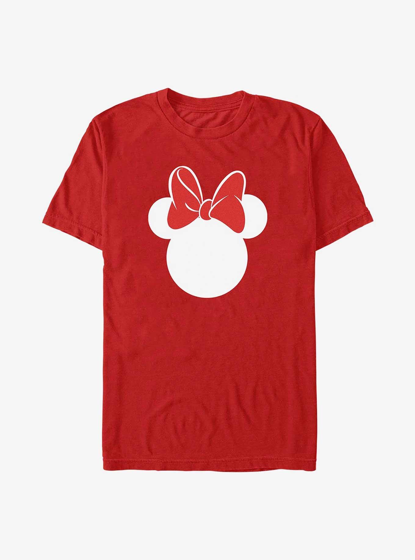 Minnie Mouse decorato orecchie di topo silhouette - per la stampa di t-shirt