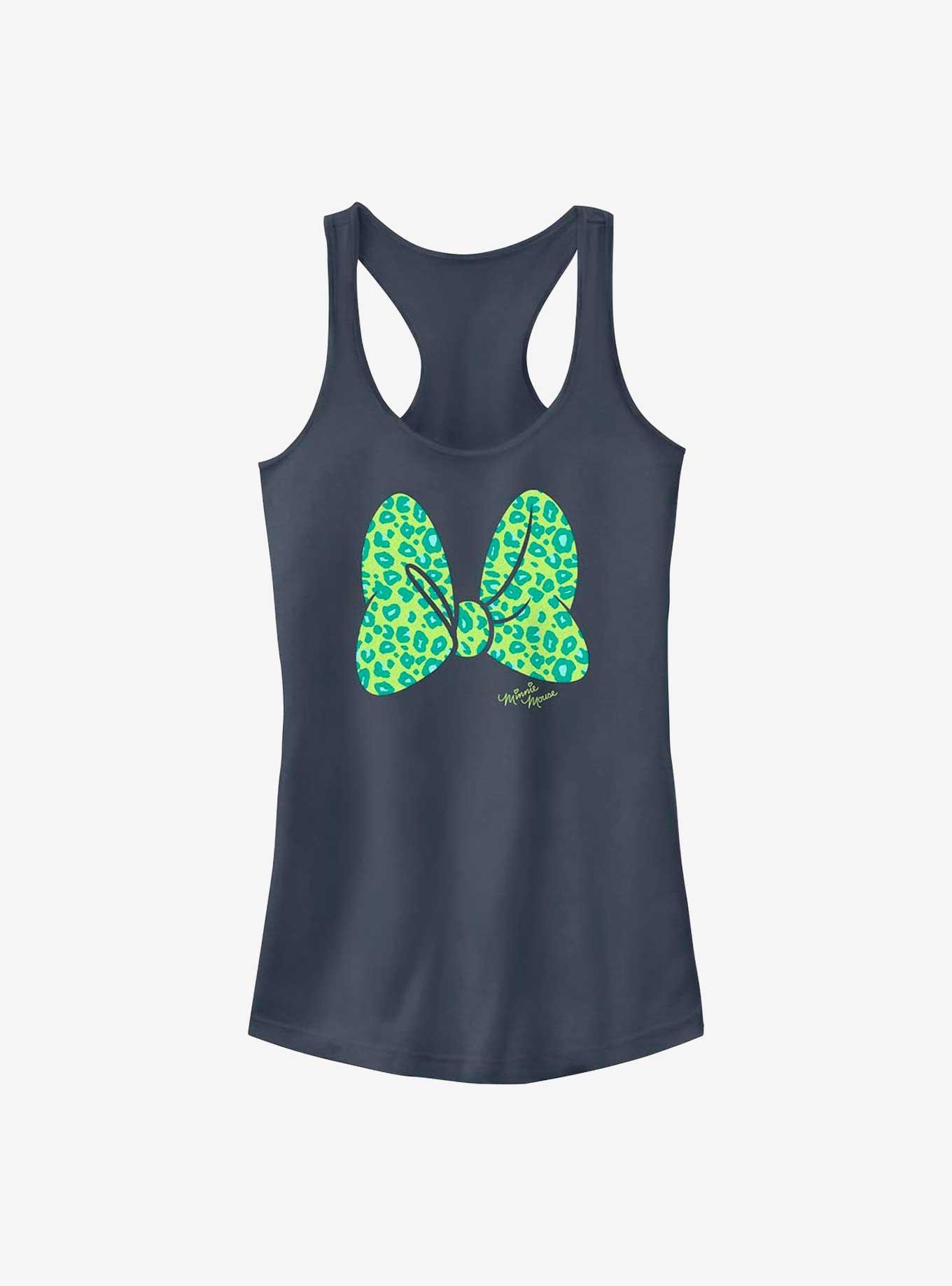 Disney Minnie Mouse Leopard Print Bow Girls Tank, , hi-res