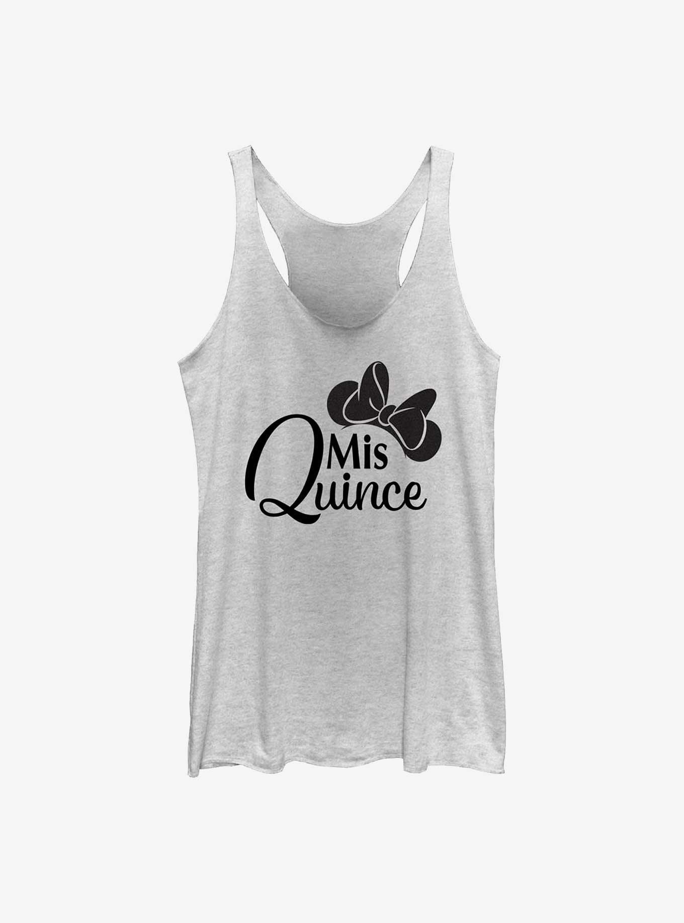 Disney Minnie Mouse Miss Quince Girls Tank, WHITE HTR, hi-res