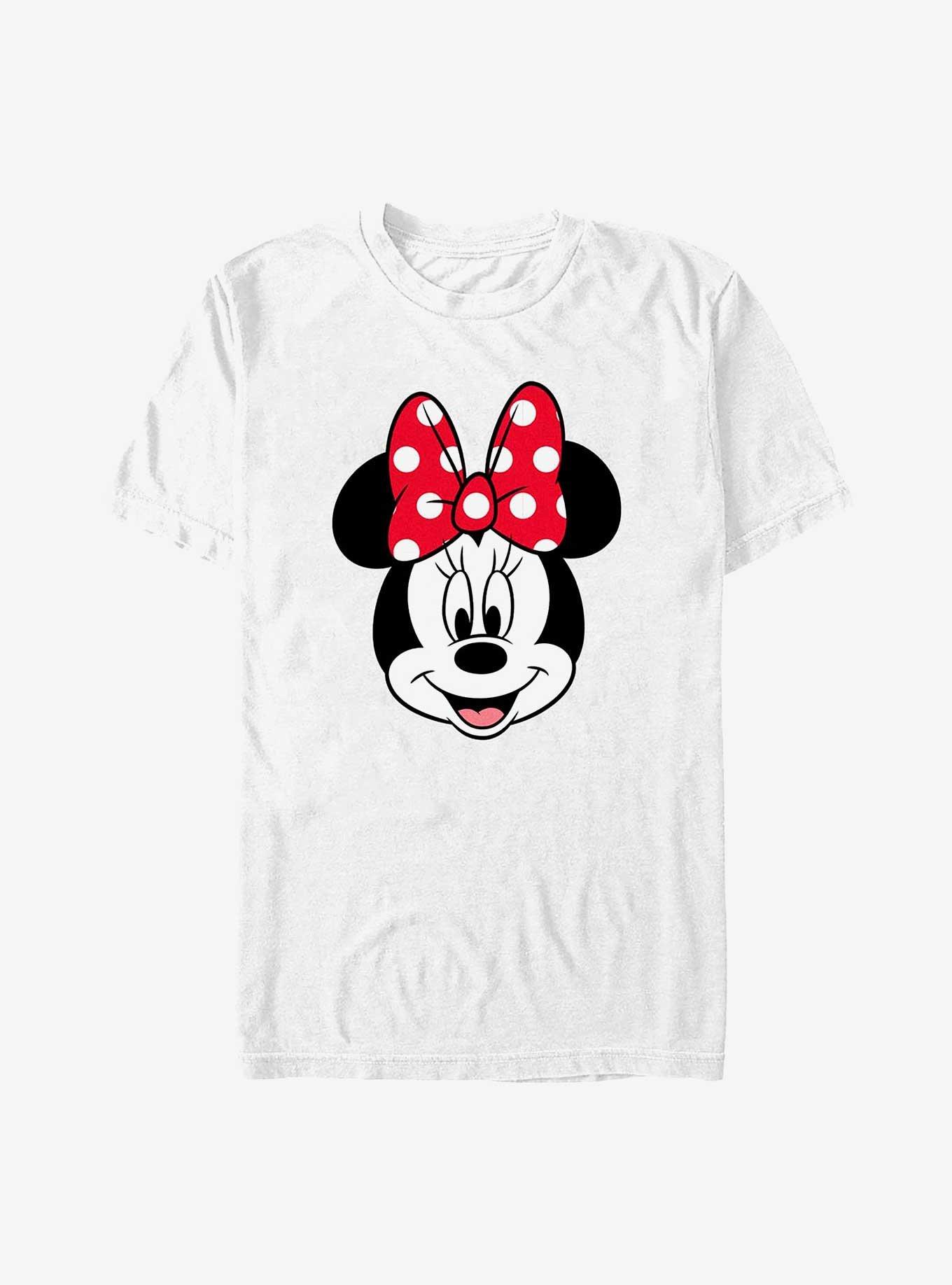 Disney Minnie Mouse Classic Polka Dot Bow T-Shirt, WHITE, hi-res