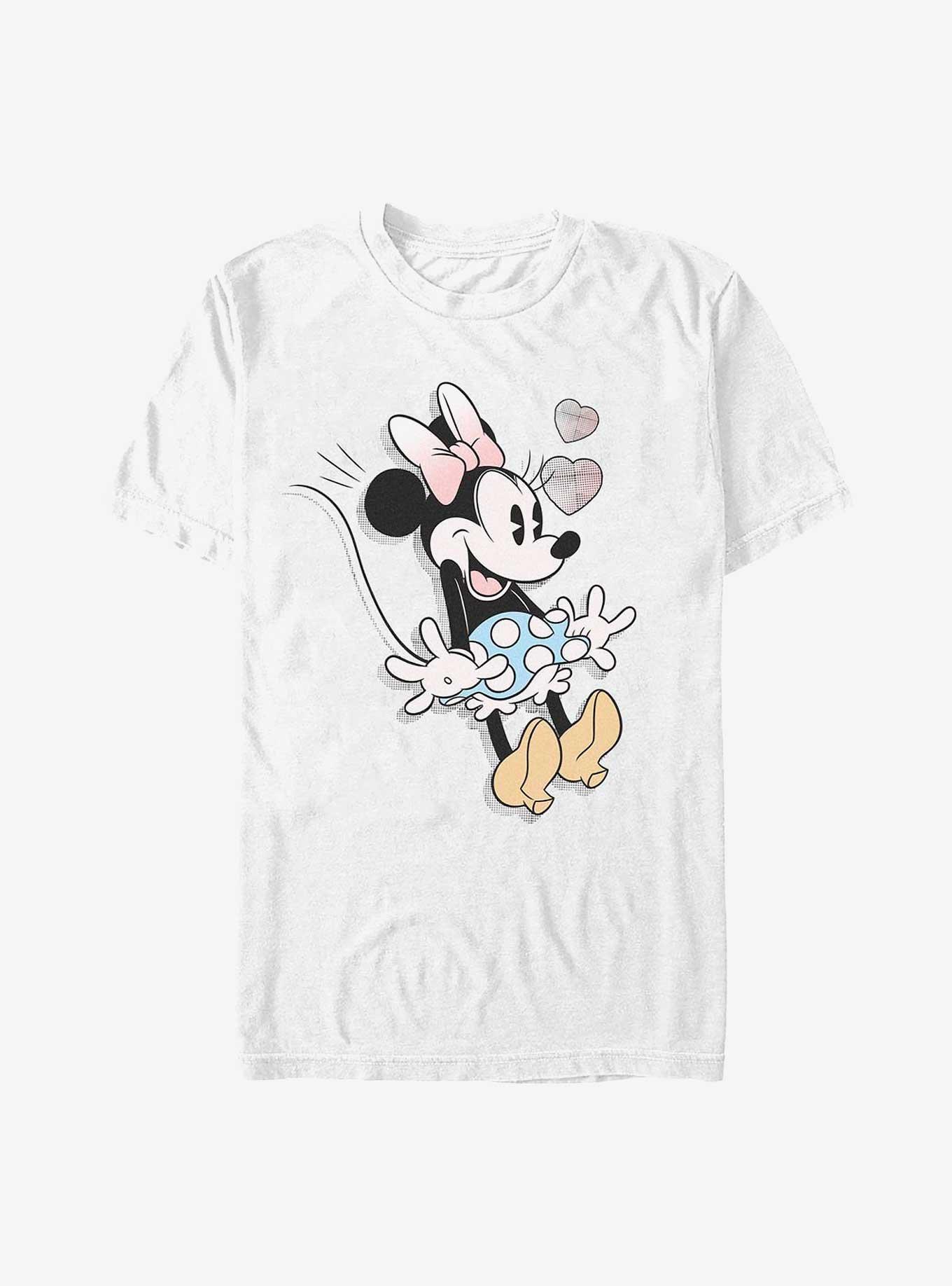 Disney Minnie Mouse Minnie Hearts Surprise T-Shirt, WHITE, hi-res