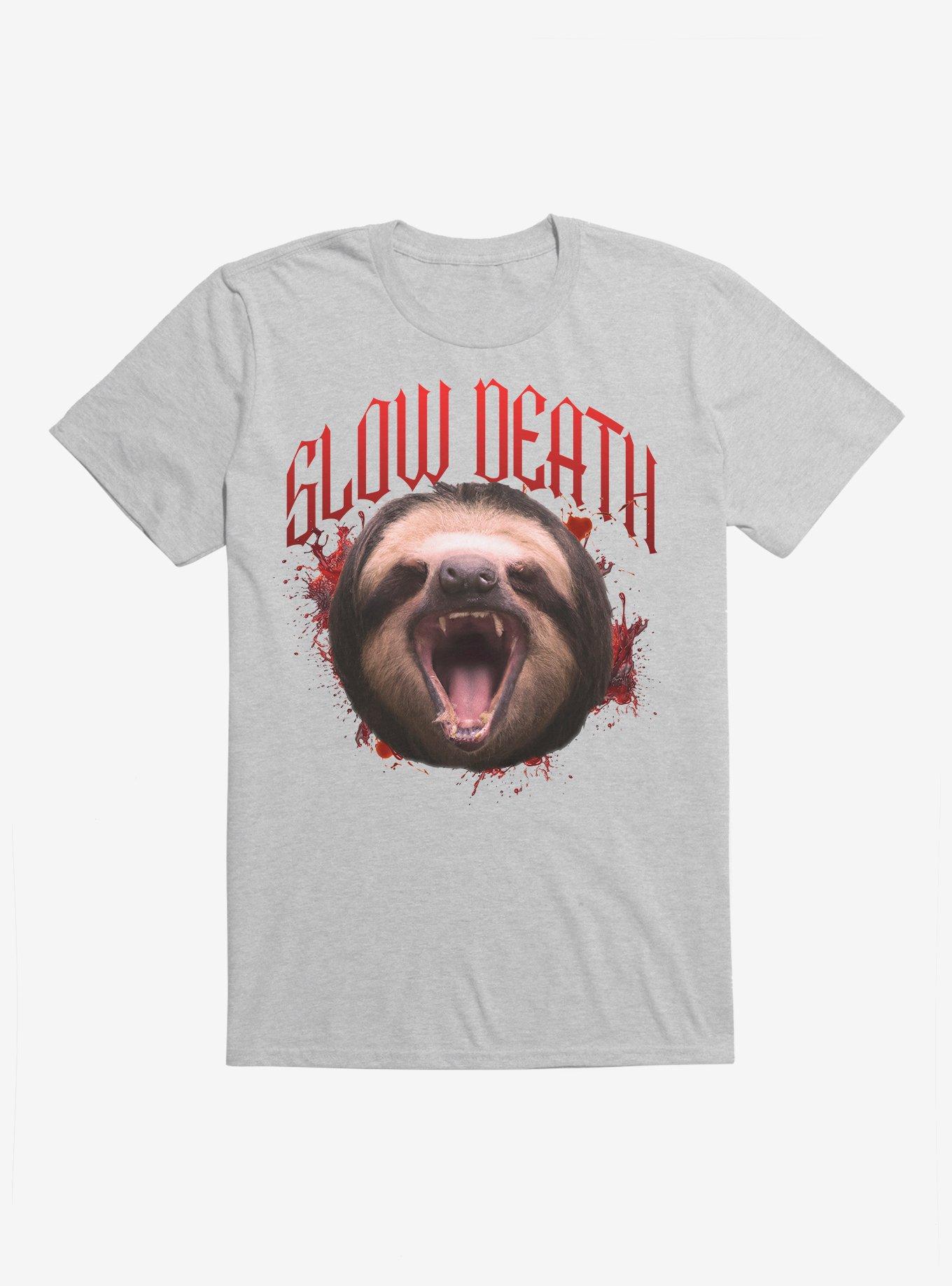 Sloth Slow Death T-Shirt, , hi-res