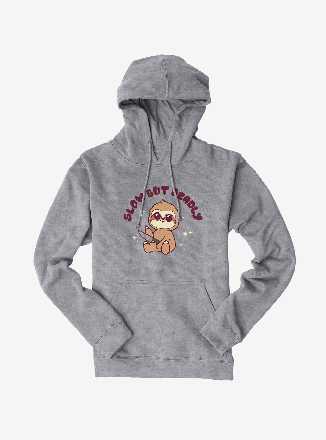 Sloth Slow But Deadly Hoodie, , hi-res