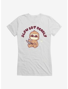 Sloth Slow But Deadly Girls T-Shirt, , hi-res