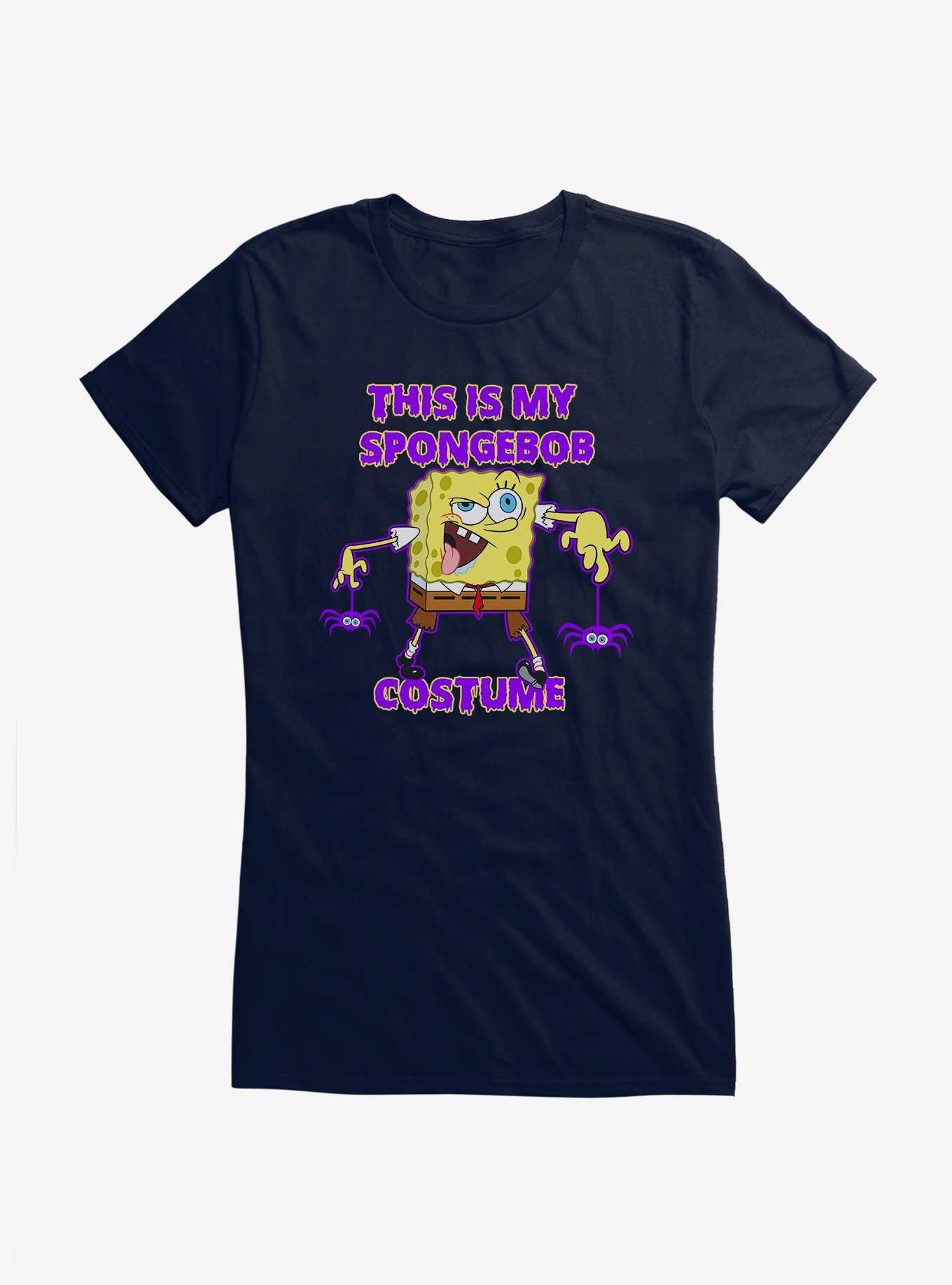 SpongeBob SquarePants This Is My Costume Zombie Girls T-Shirt, , hi-res