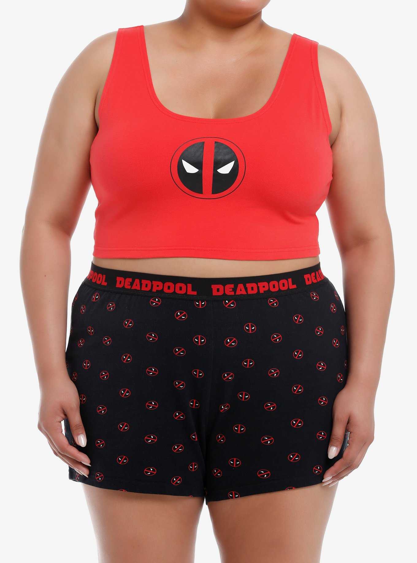 Marvel Deadpool Girls Lounge Set Plus Size, , hi-res