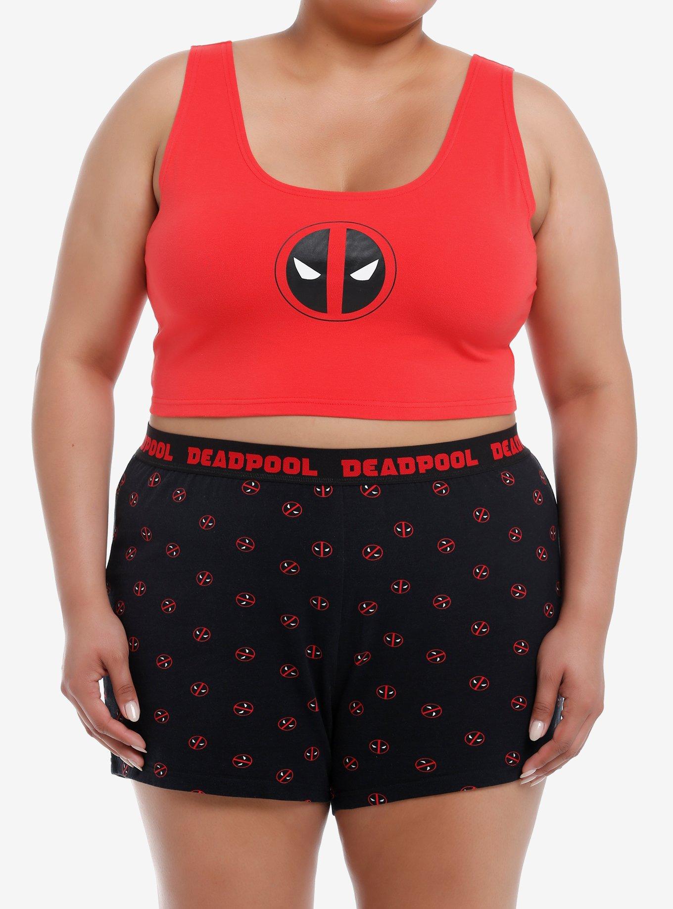 Marvel Deadpool Girls Lounge Set Plus Size, , hi-res