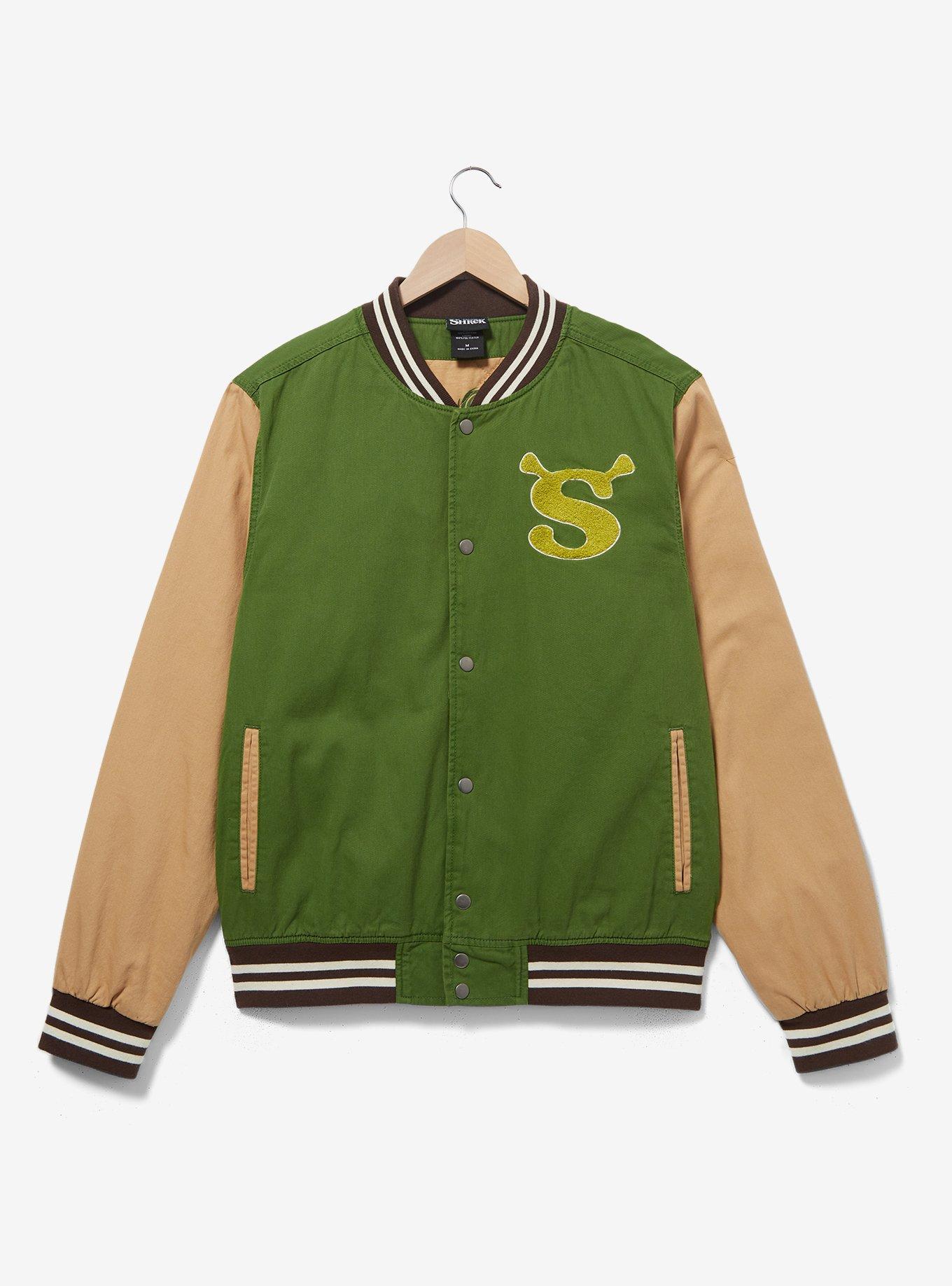 DreamWorks Shrek Logo Varsity Jacket - BoxLunch Exclusive