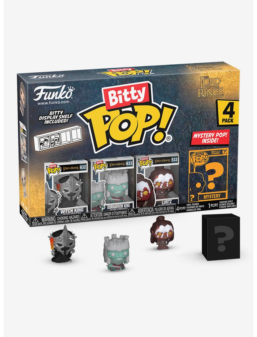 Funko The Lord Of The Rings Bitty Pop! Witch King & More Vinyl Figure Set, , hi-res