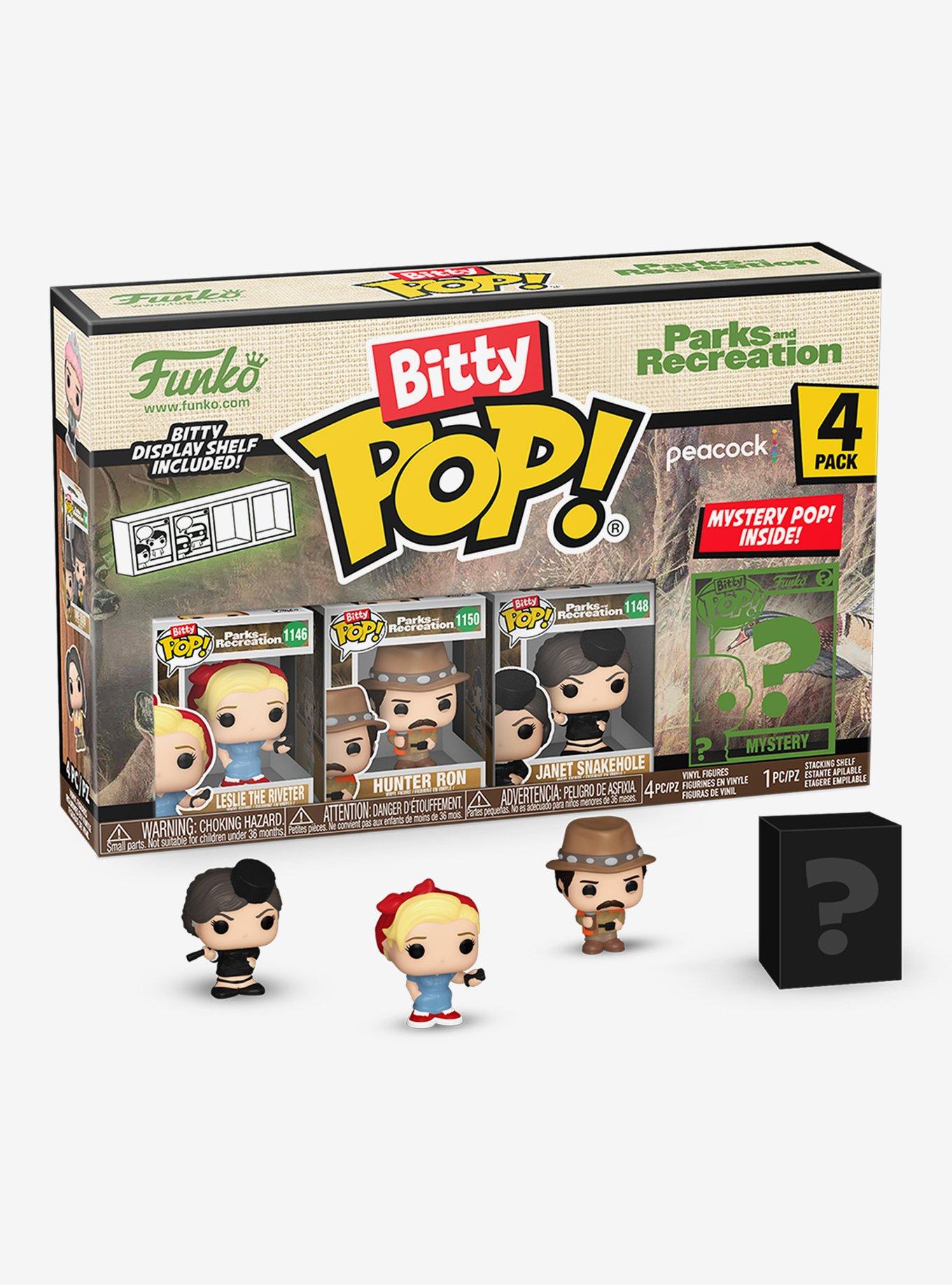 Funko Parks And Recreation Bitty Pop! Leslie Knope & More Vinyl Figure Set, , hi-res