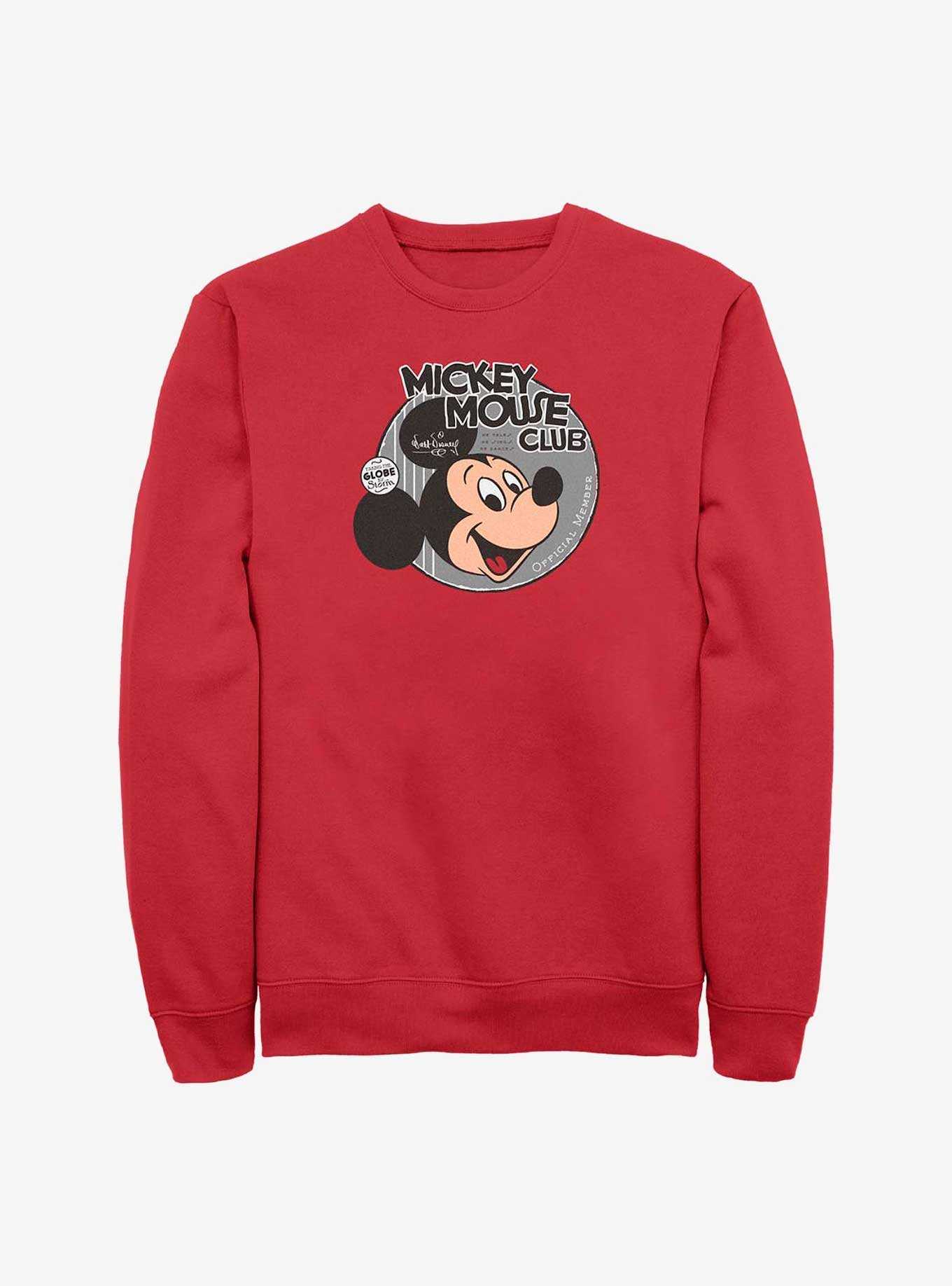 Disney100 Mickey Mouse Club Badge Sweatshirt, , hi-res