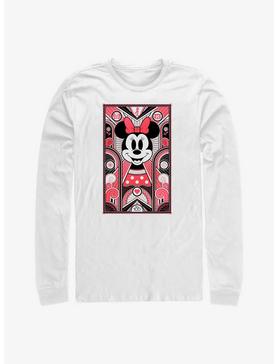 Disney100 Minnie Mouse Card Long-Sleeve T-Shirt, , hi-res