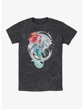 Disney100 The Little Mermaid Ariel Hundred Years Mineral Wash T-Shirt, , hi-res
