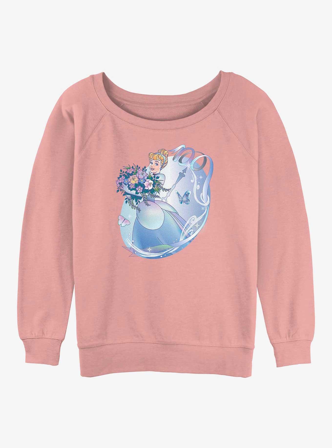 Disney100 Cinderella Hundred Years Girls Slouchy Sweatshirt, , hi-res