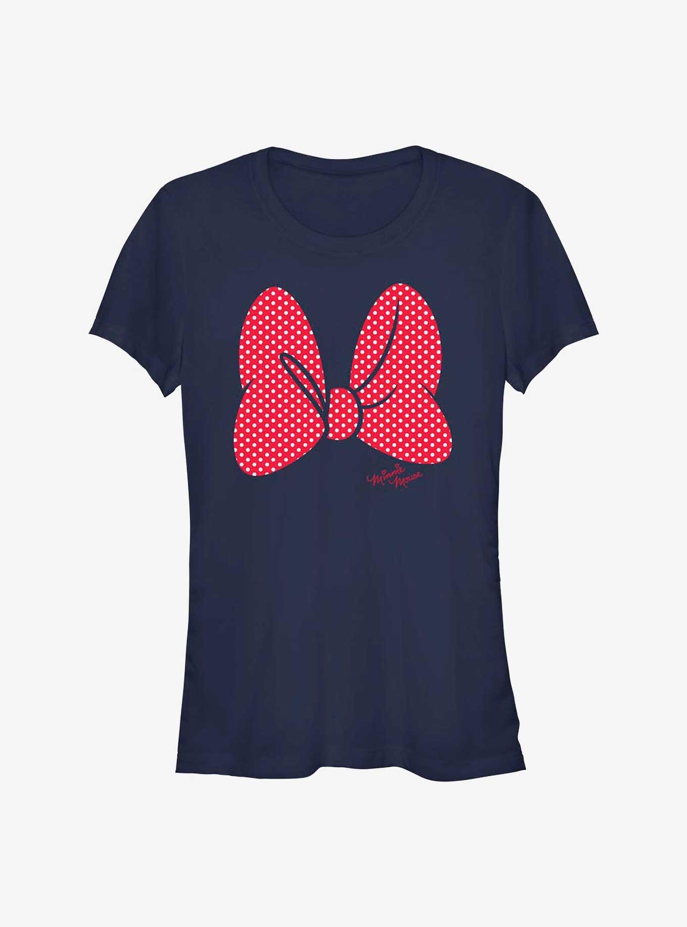 Disney Minnie Mouse Polka Dots Bow Girls T-Shirt, , hi-res