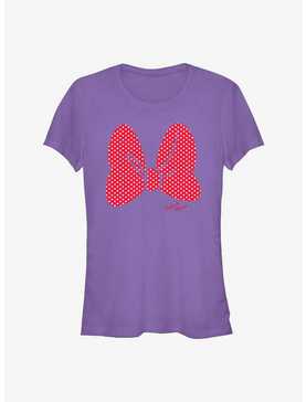 Disney Minnie Mouse Polka Dots Bow Girls T-Shirt, , hi-res