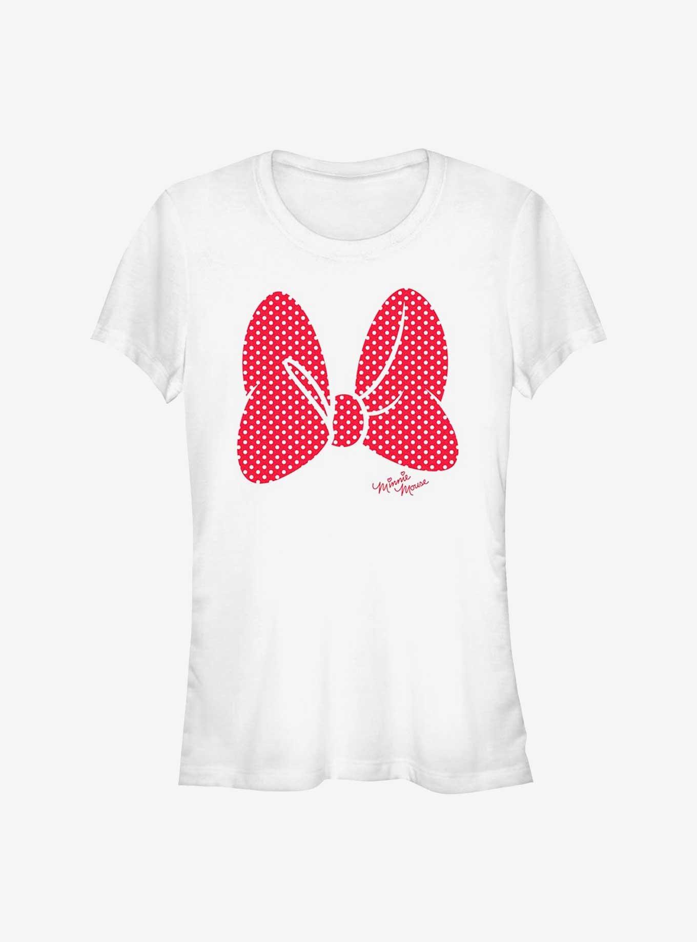 Disney Minnie Mouse Polka Dots Bow Girls T-Shirt