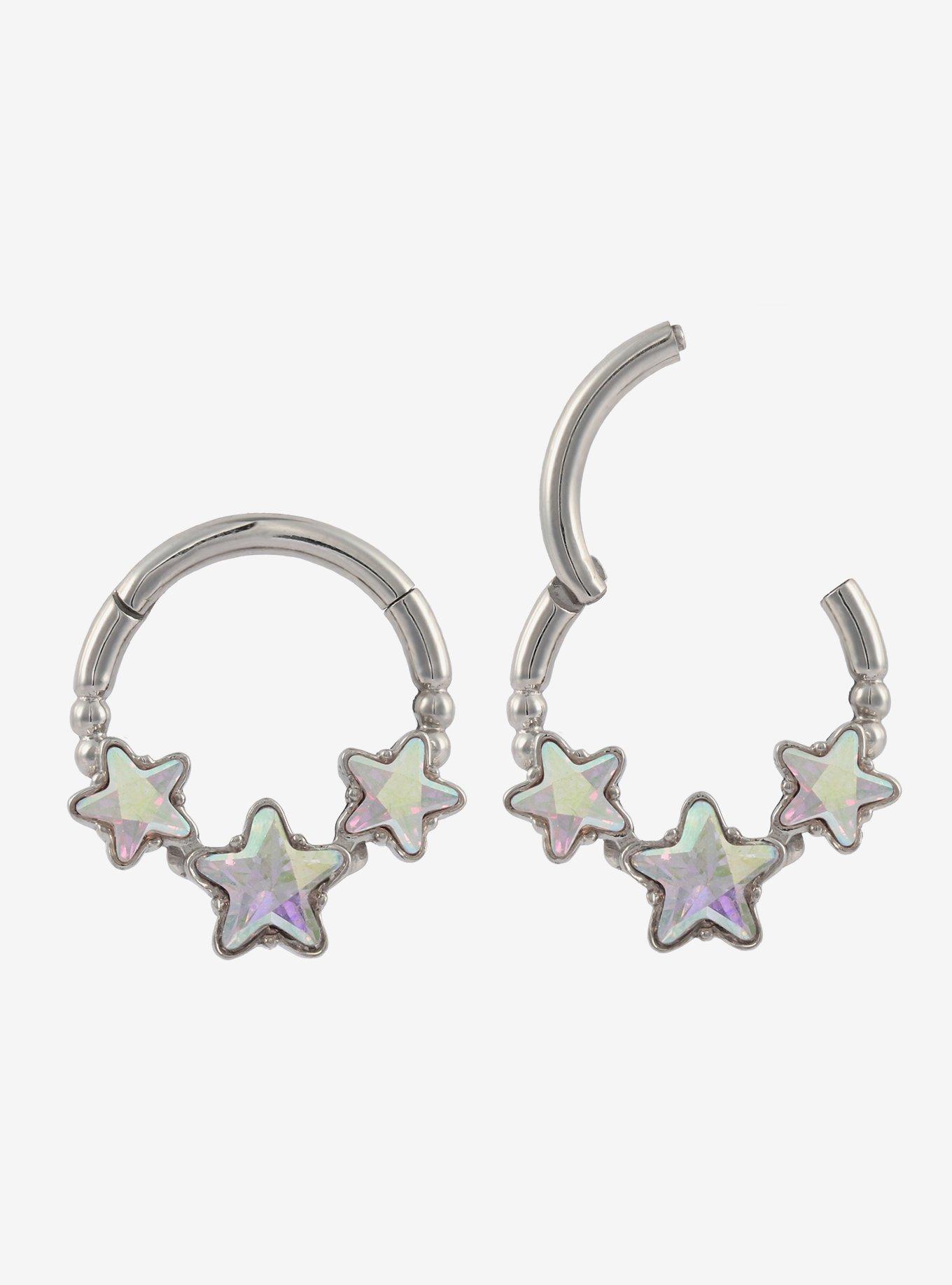 16G Steel Triple Star Hinged Clicker, , hi-res