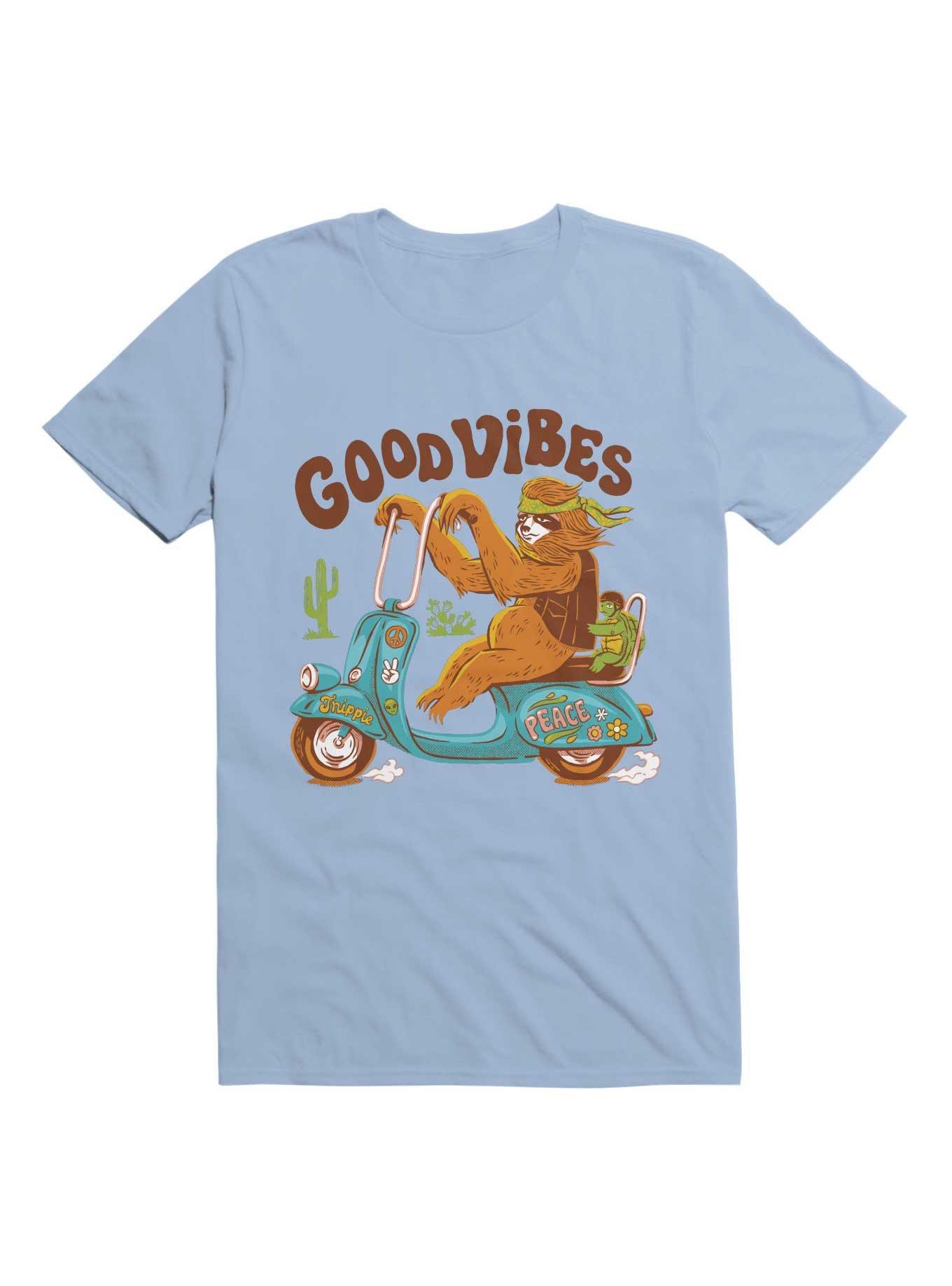 Good Vibes T-Shirt, LIGHT BLUE, hi-res