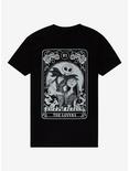 The Nightmare Before Christmas Tarot Card Lovers T-Shirt, BLACK, hi-res