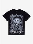 The Nightmare Before Christmas Jack Mineral Wash T-Shirt, BLACK, hi-res