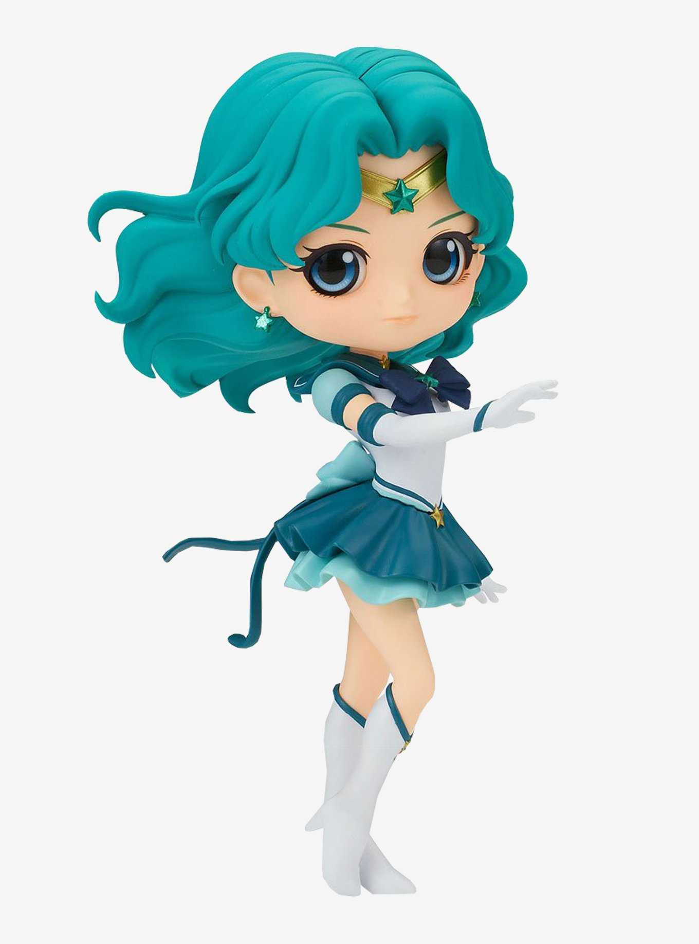 Banpresto Sailor Moon Cosmos Q Posket Eternal Sailor Neptune Figure (Ver. A), , hi-res
