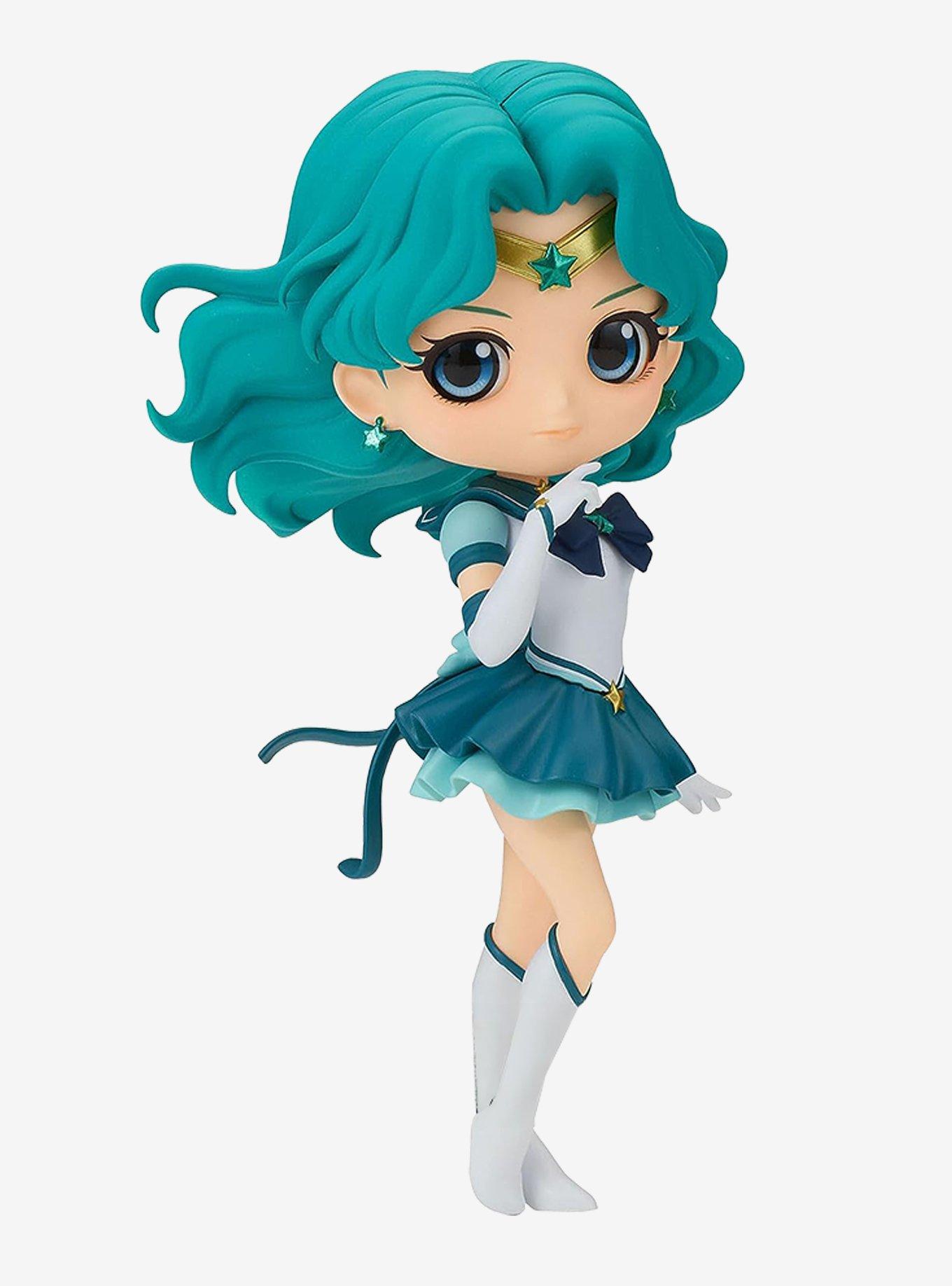 Banpresto Sailor Moon Cosmos Q Posket Eternal Sailor Neptune Figure (Ver. B), , hi-res